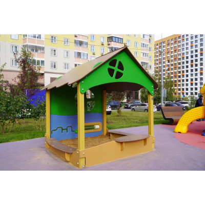 Песочница Домик Песочница Домик