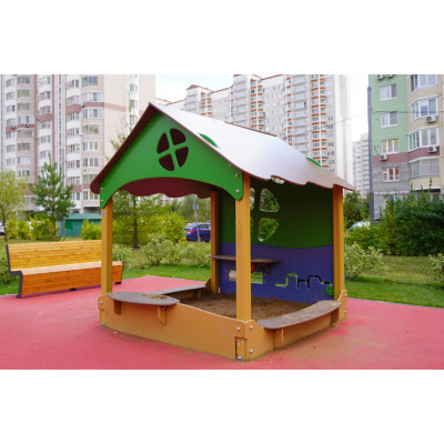 Песочница Домик Песочница Домик