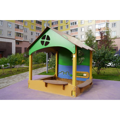 Песочница Домик Песочница Домик